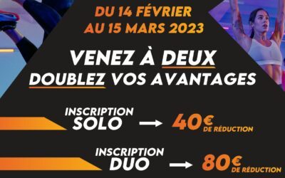 Promotion Février 2023 – Inscriptions DUO